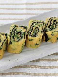 ほうれん草と海苔の卵焼き-レシピのメイン写真