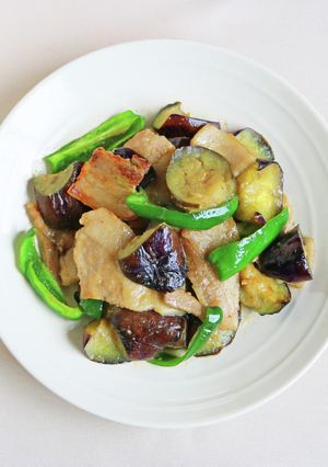 簡単!なすと豚肉の味噌炒め-レシピのメイン写真