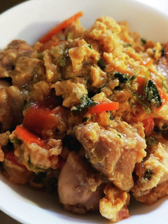 親子丼~カレー味噌風味~-レシピのメイン写真