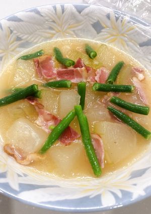 冬瓜とベーコンのコンソメ煮-レシピのメイン写真