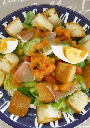夏野菜のパンサラダ-レシピのメイン写真