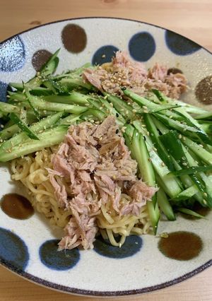 サッポロ一番　汁なし冷やしラーメン-レシピのメイン写真