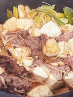 ホットクックで無水調理!簡単 肉豆腐-レシピのメイン写真