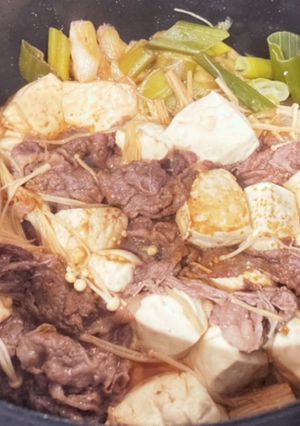 ホットクックで無水調理！簡単 肉豆腐-レシピのメイン写真