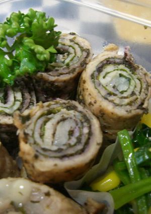 豚肉大葉巻き☆ゆかり風味（お弁当）-レシピのメイン写真