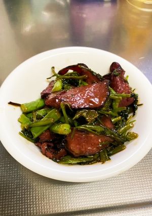 ローストビーフのわさび醤油炒め-レシピのメイン写真