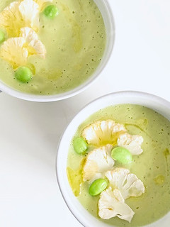 カリフラワーと枝豆のミルクスープ-レシピのメイン写真