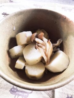 長芋とシメジの煮物-レシピのメイン写真