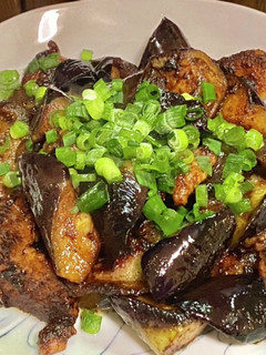 レンチン茄子と豚バラ肉のピリ辛味噌炒め-レシピのメイン写真