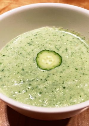 大量消費！きゅうりの冷製スープ-レシピのメイン写真