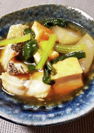 【時短で美味】たらと厚揚げのトロトロ煮物-レシピのメイン写真
