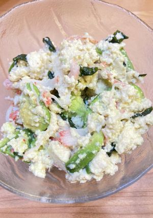 全部和えるだけ★豆腐カニカマサラダ-レシピのメイン写真