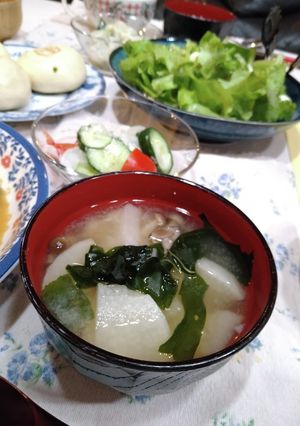 大根としめじの味噌汁-レシピのメイン写真