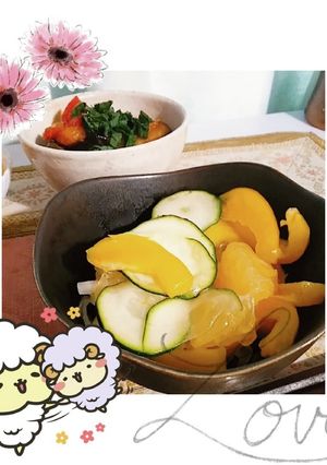 マクロビ☆夏みかんのカラフルマリネ-レシピのメイン写真