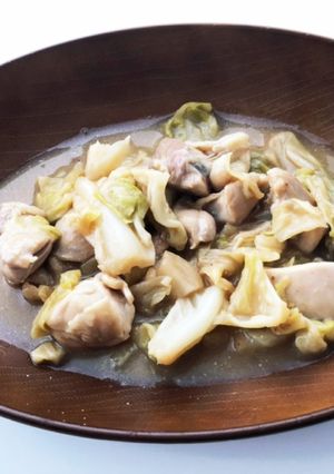 キャベツと鶏肉のタレマヨ炒め-レシピのメイン写真