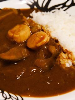 ホタテと茄のカレー-レシピのメイン写真