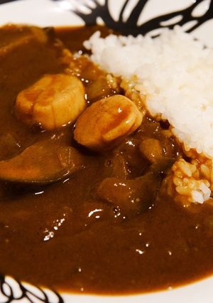 ホタテと茄のカレー-レシピのメイン写真