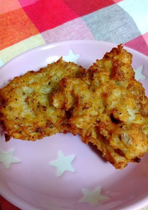 鶏ひき肉とサバ缶のふわふわ揚げ-レシピのメイン写真