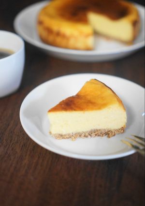 オーツミルクで♥ベイクドチーズケーキ-レシピのメイン写真