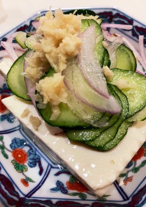 ゆかりのイブクロ　　オニオンスライス冷奴-レシピのメイン写真