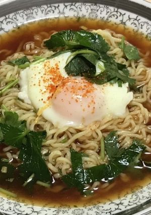 レンジゆで卵サッポロ一番味噌冷しラーメン-レシピのメイン写真