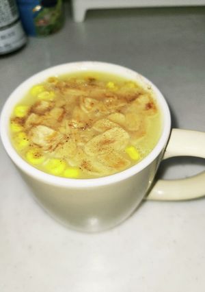 ニンニク卵コーンスープ-レシピのメイン写真