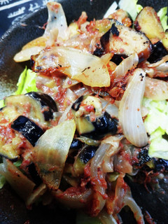 ナスと玉ねぎのコンビーフ炒め-レシピのメイン写真