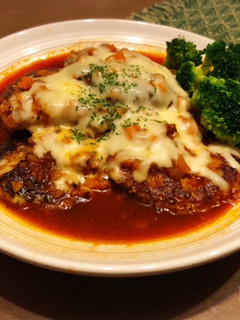 ふわっふわ絶品*豆腐煮込みハンバーグ-レシピのメイン写真