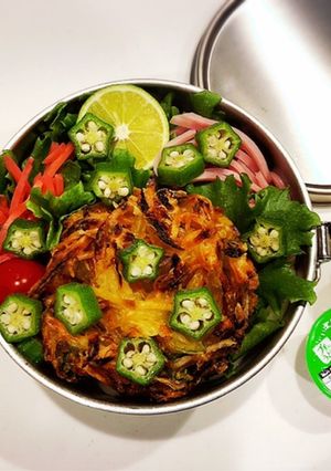 のっけ弁当2021.07.07 うどん-レシピのメイン写真