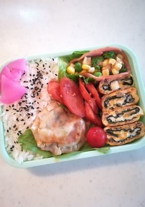 姉 高校生のお弁当2021/07/07-レシピのメイン写真