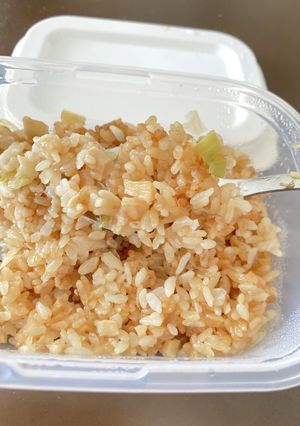 レンジで簡単 醤油炒飯風-レシピのメイン写真