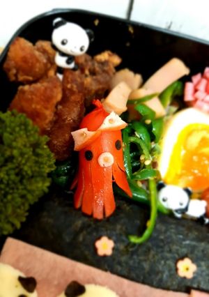 ∞リボンを巻いて たこちゃんウインナー∞-レシピのメイン写真