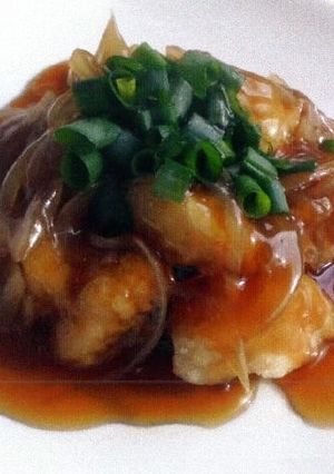 あんこうの黒酢あんかけからあげ-レシピのメイン写真