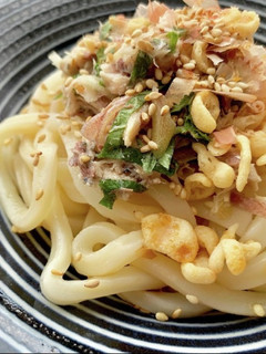 簡単!鯖缶の冷やし鯖うどん-レシピのメイン写真