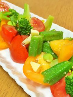 夏野菜の塩麹入りカラフルマリネ-レシピのメイン写真