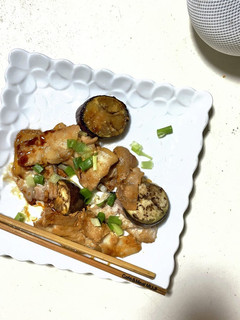 簡単!豚肉となすのオイスター炒め♪-レシピのメイン写真