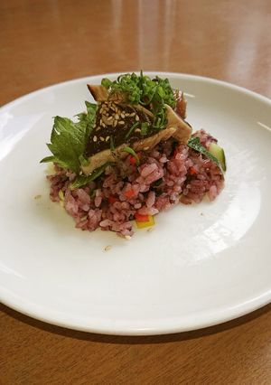【紫米】カツオの漬けのせちらし寿司-レシピのメイン写真