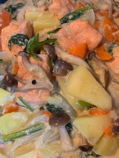 鮭の具沢山チーズのクリーム煮☆-レシピのメイン写真