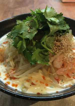 エスニック風冷やし豆乳ラーメン-レシピのメイン写真