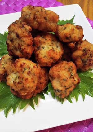 大葉と軟骨入り和風チキンナゲット-レシピのメイン写真