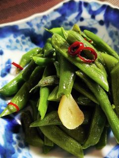 いんげんペペロンチーノ風炒め-レシピのメイン写真