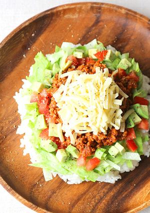 夏に食べたい♬みんな大好き簡単タコライス-レシピのメイン写真