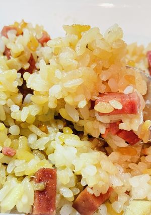 レンジで簡単② 和風ご飯風(具少なめ)-レシピのメイン写真