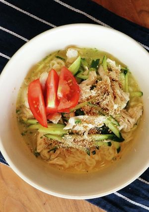 レンジでさっぱり＊ささみの冷しラーメン-レシピのメイン写真