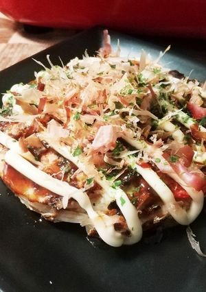 オートミールとおからパウダーのお好み焼き-レシピのメイン写真
