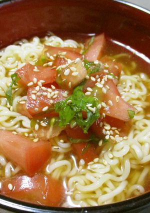 さっぱり♪トマト味噌ラーメン-レシピのメイン写真