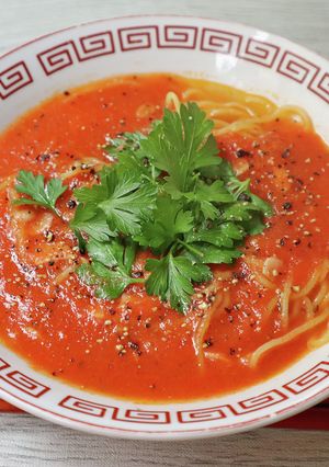 越のルビー　とまとラーメン【ＪＡ福井県】-レシピのメイン写真