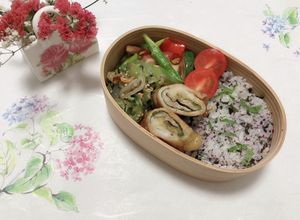 お弁当のおかずに♬ナスの大葉豚肉巻き-レシピのメイン写真