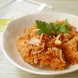 イカとトマトの炊込みごはん【JA福井県】