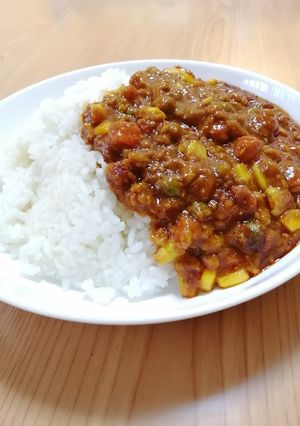 時短！簡単10分ひき肉カレー-レシピのメイン写真